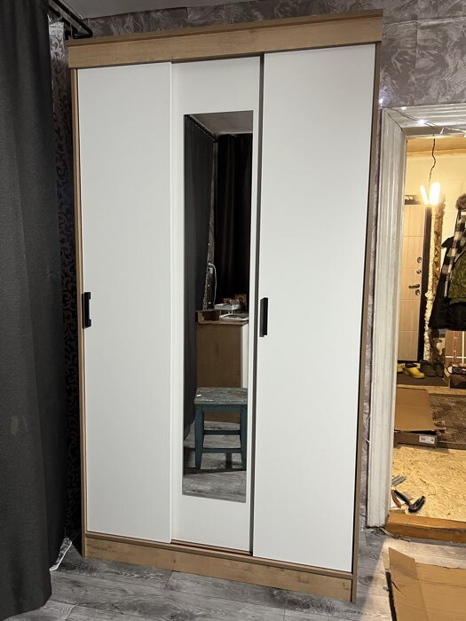 Фотография покупателя товара Спальный гарнитур «ЭКО», комплект 6 предметов, цвет белый/дуб вотан - Фото 2