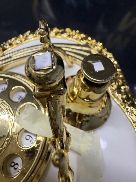 Фотография покупателя товара Шкатулка музыкальная механическая «Телефон», 16.5×20×18 см - Фото 1