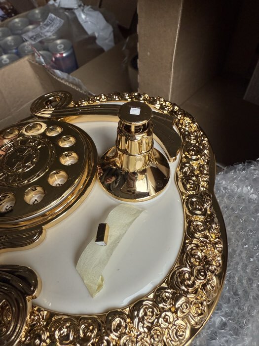 Фотография покупателя товара Шкатулка музыкальная механическая «Телефон», 16.5×20×18 см - Фото 3