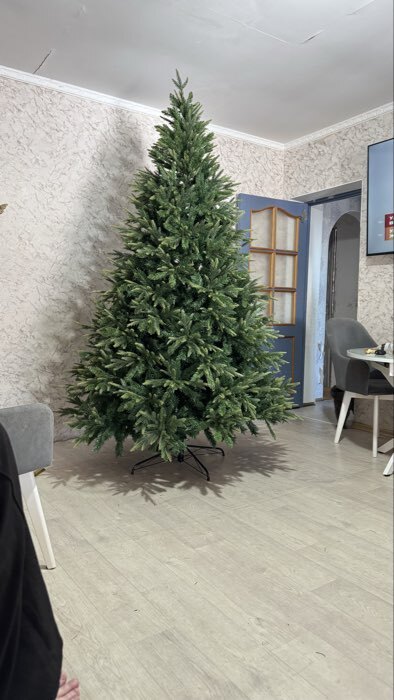 Фотография покупателя товара Искусственная ёлка «Зимнее волшебство. Элит», 120 см, d нижнего яруса 89 см, 322 смешанные ветки шарнирные - Фото 13