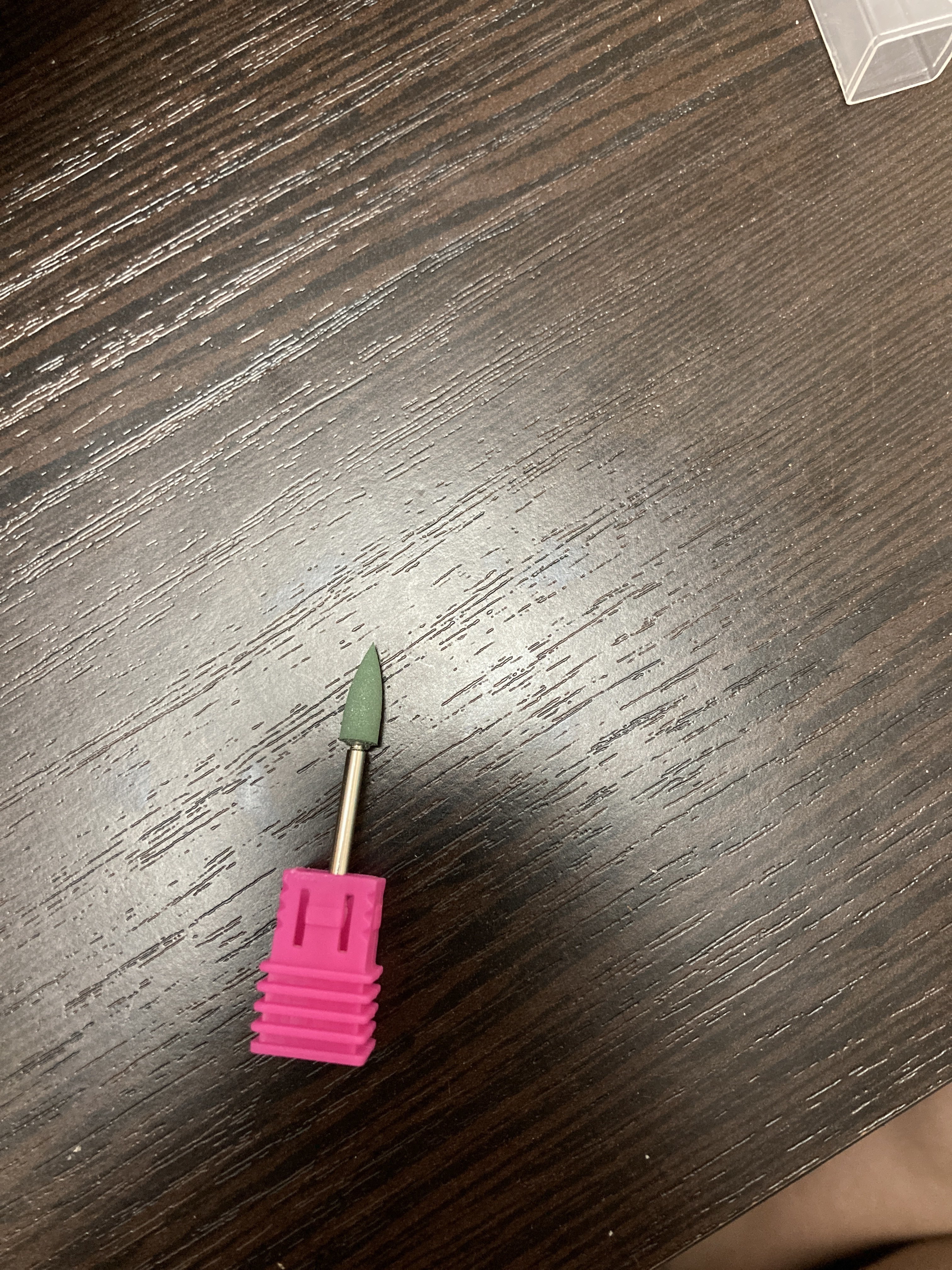 Фотография покупателя товара Фреза силиконовая для полировки, средняя, 5 × 13 мм, в пластиковом футляре, цвет розовый - Фото 1