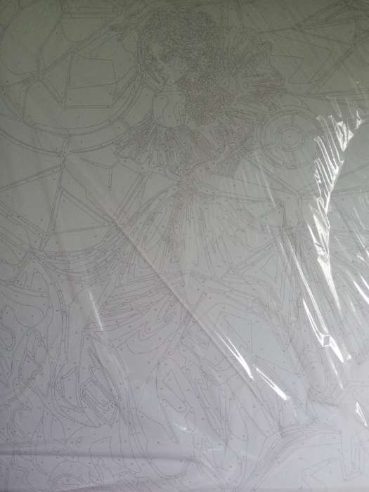 Фотография покупателя товара Картина по номерам на холсте с подрамником «Девушка в танце», 40×50 см - Фото 1