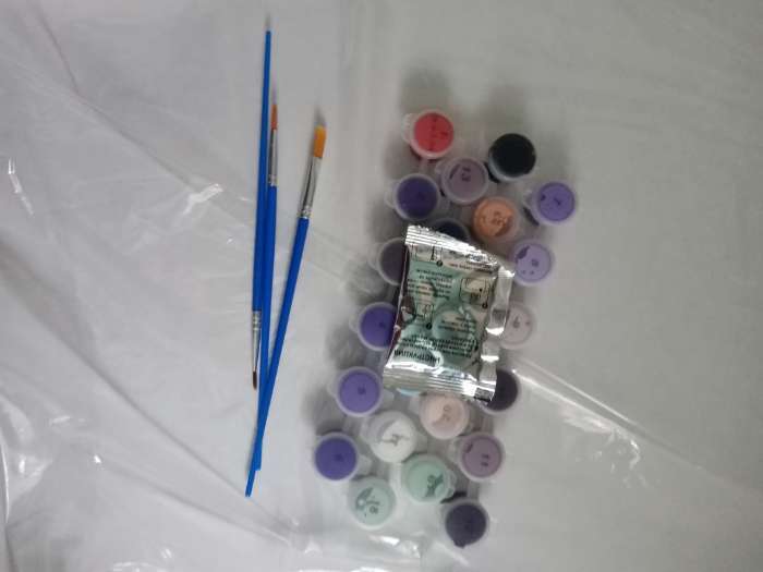 Фотография покупателя товара Картина по номерам на холсте с подрамником «Девушка в танце», 40×50 см - Фото 2