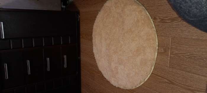 Фотография покупателя товара Ковёр «Этель» Lama, цвет бежевый, диаметр 80 см, 100% п/э
