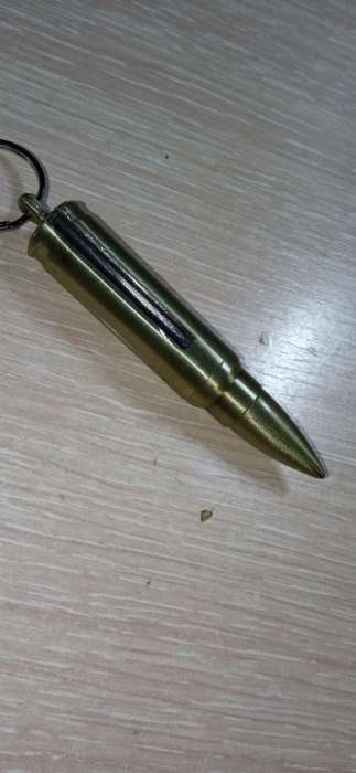 Фотография покупателя товара Вечная спичка «Патрон» туристическая, 8 см, с кольцом - Фото 1