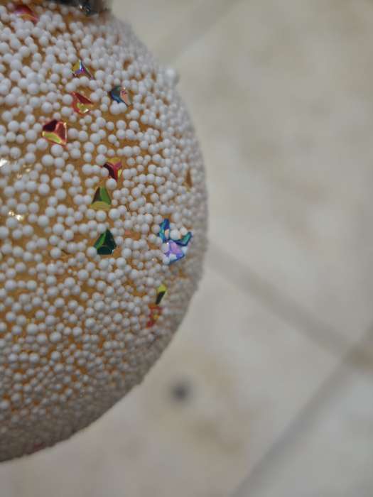 Фотография покупателя товара Ёлочные игрушки «Снежное царство», шары новогодние, d=8 см, набор 3 шт. - Фото 7