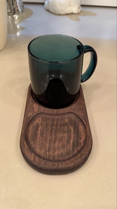 Фотография покупателя товара Поднос - менажница деревянный для подачи, 21×11×2 см, два отделения, берёза - Фото 3