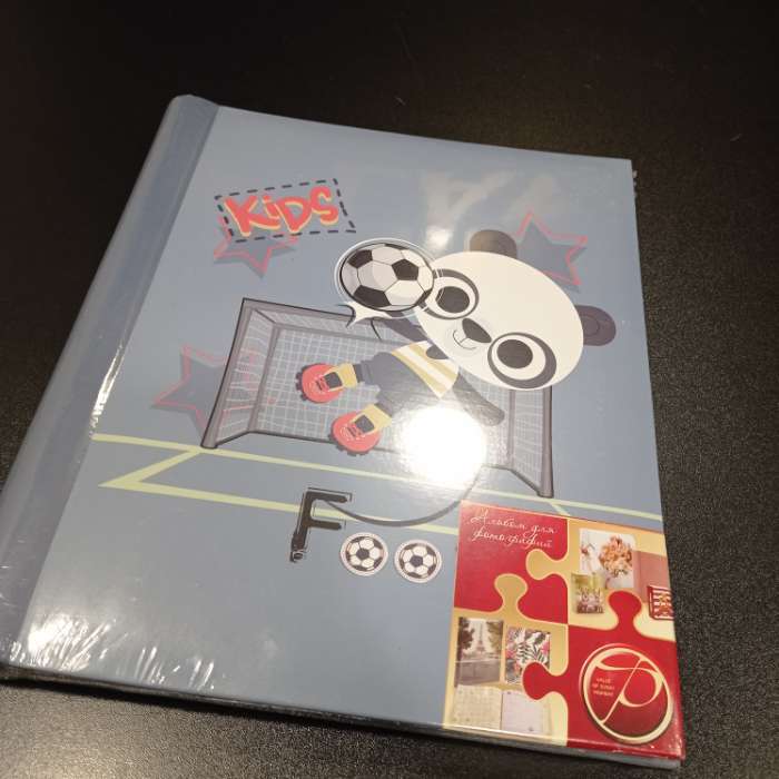 Фотография покупателя товара Фотоальбом магнитный на 10 листов «Панда», 23×28 см, переплёт: спираль - Фото 1