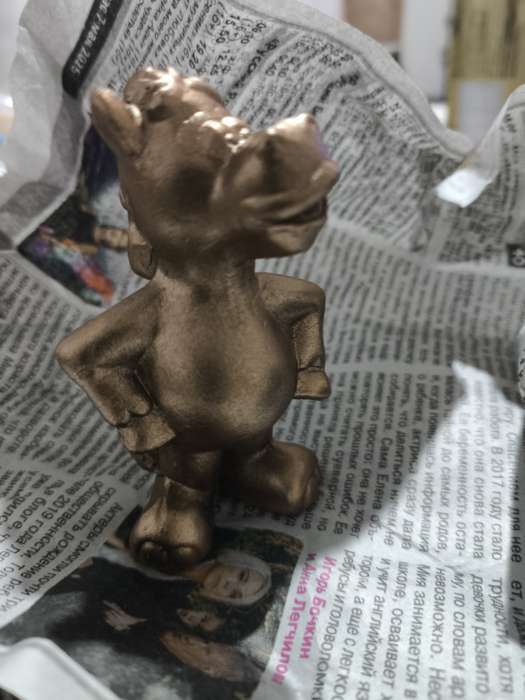 Фотография покупателя товара Фигурка гипс «Конь реальный», 8 см, чёрный - Фото 2