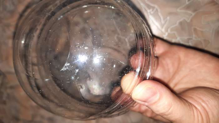 Фотография покупателя товара Крышка пластиковая одноразовая ПЭТ, купольная, без отверстия d=9,5 см, цвет прозрачный - Фото 8