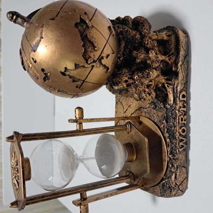 Фотография покупателя товара Часы песочные «Мир», сувенирные, 16×9×14 см - Фото 1