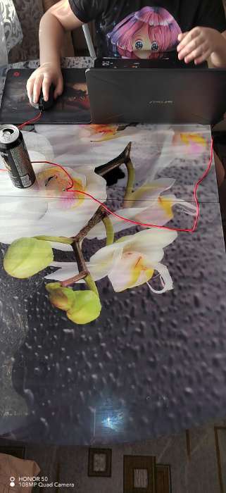 Фотография покупателя товара Стол раздвижной с фп Орхидея белая, 1100/1500х700х777, стекло/пояс венге/ноги хром прямые - Фото 25