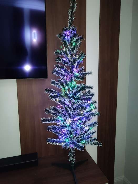 Фотография покупателя товара Гирлянда «Нить» 1 м роса, IP20, серебристая нить, 10 LED, батарейки CR2032×2 (в комплекте), свечение белое - Фото 1