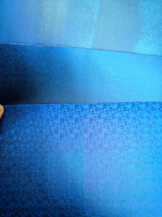 Фотография покупателя товара Фоамиран голограмма "Ярко-синий" 1,8 мм набор 5 листов 20х30 см - Фото 1