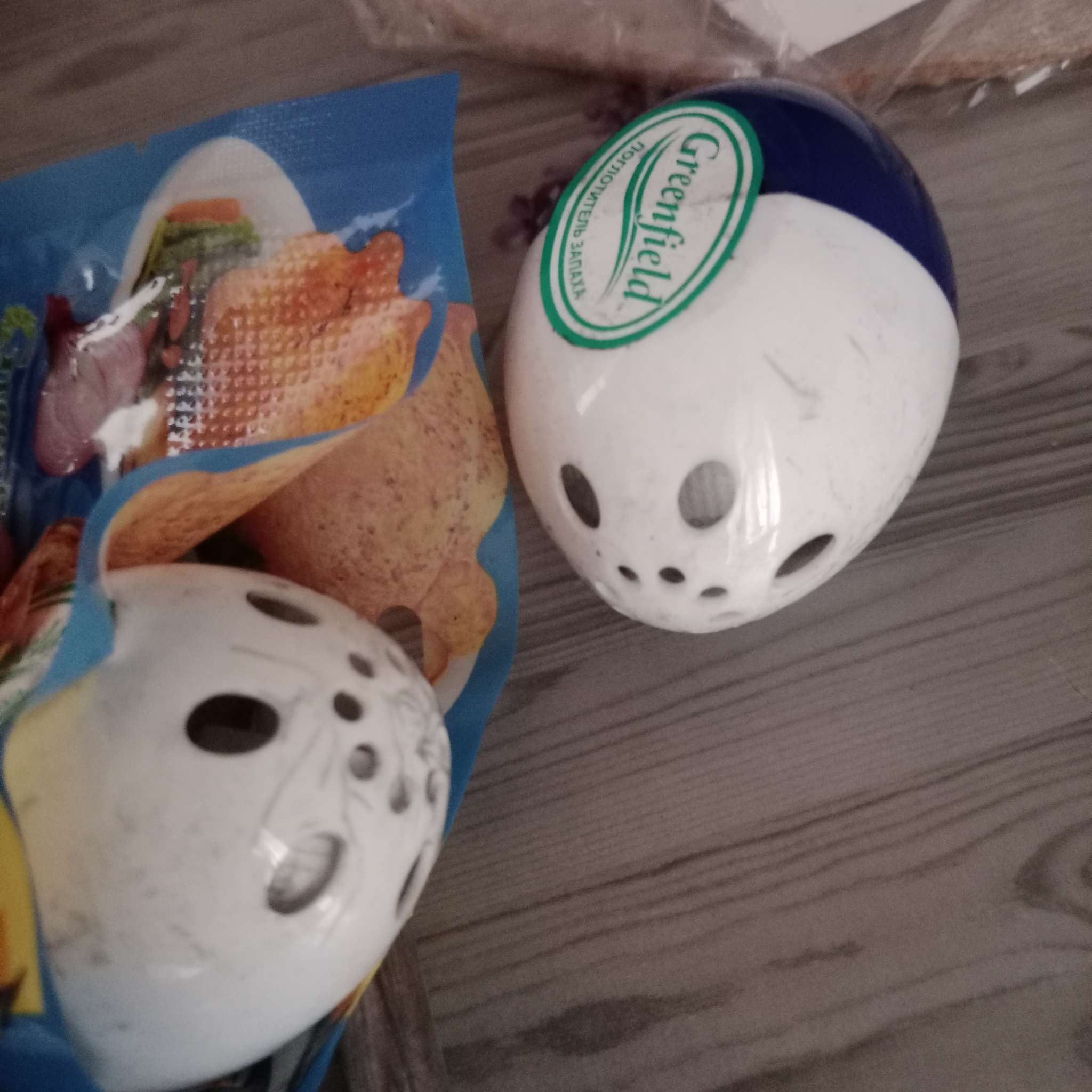 Фотография покупателя товара Поглотитель запаха для холодильников Greenfield 2 шт. в пакете - Фото 3