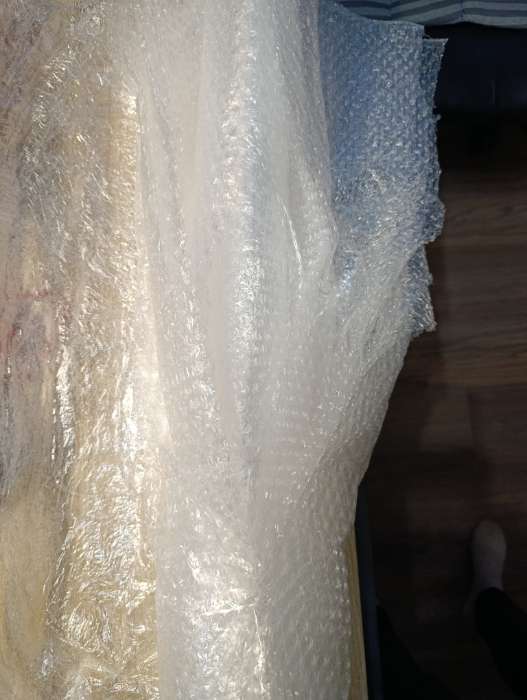 Фотография покупателя товара Плёнка воздушно - пузырчатая, толщина 40 мкм, двухслойная, длина 10 м, ширина 50 см, Greengo - Фото 2