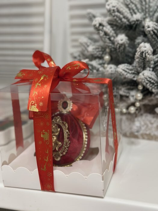 Фотография покупателя товара Коробка кондитерских изделий с ложементом, крафт, 15×15×14 см - Фото 1