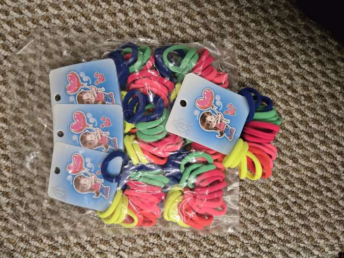 Фотография покупателя товара Резинки для волос «Амурные дела», набор 20 шт., крошка, 2.5 см - Фото 1