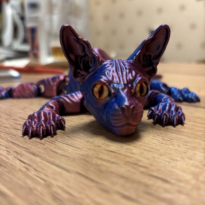 Фотография покупателя товара 3Д - печатная игрушка «Игуана», подвижная, цвет МИКС - Фото 1