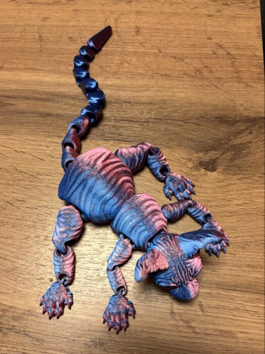 Фотография покупателя товара 3Д - печатная игрушка «Игуана», подвижная, цвет МИКС - Фото 2