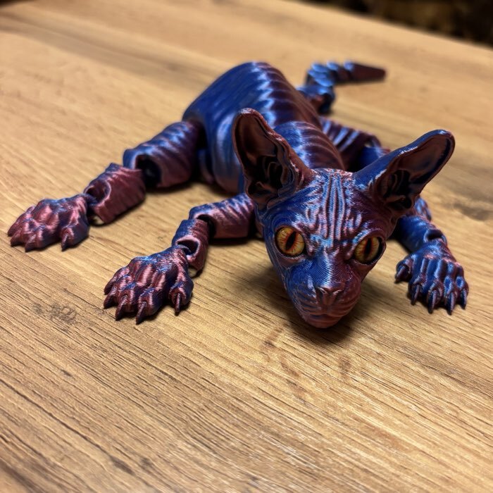 Фотография покупателя товара 3Д - печатная игрушка «Игуана», подвижная, цвет МИКС - Фото 4