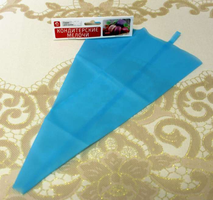 Фотография покупателя товара Кондитерский мешок Доляна «Синева», 40×21 см, цвет голубой - Фото 1
