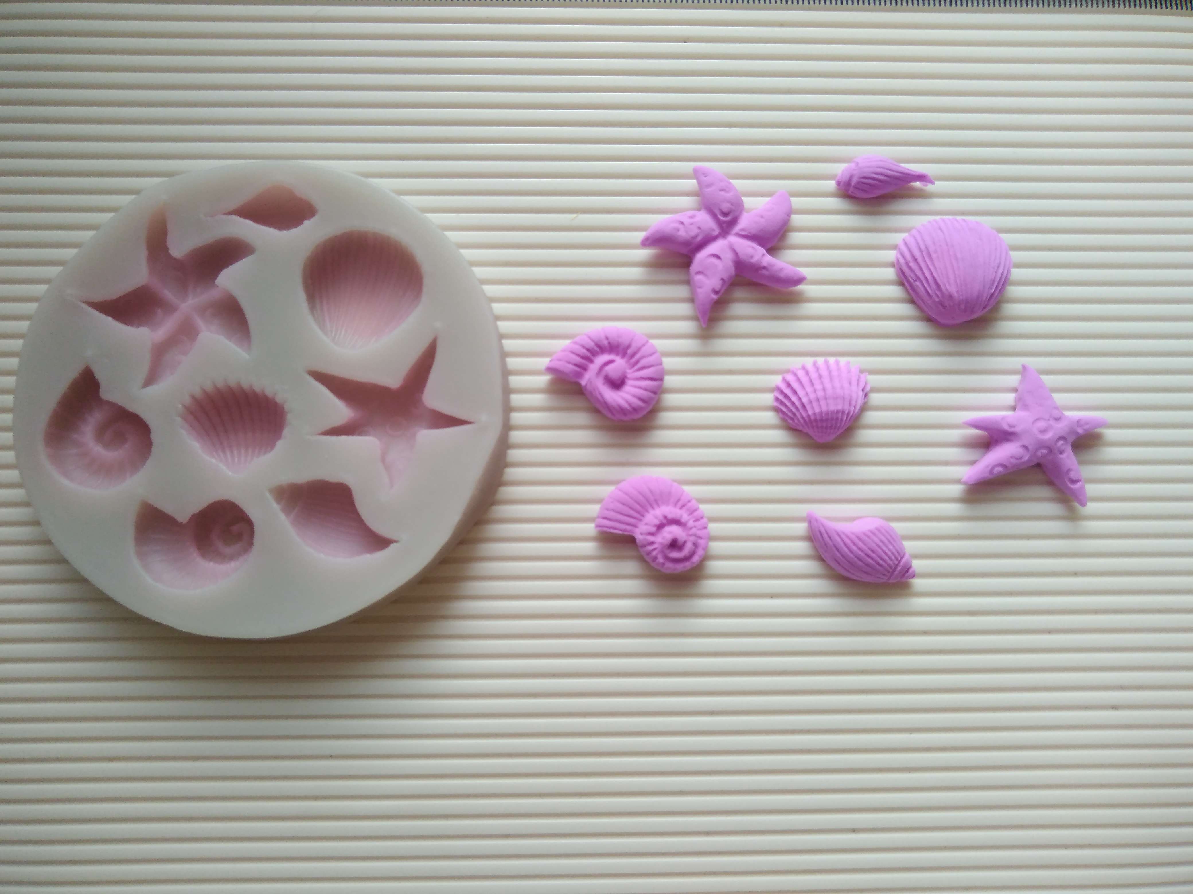 Фотография покупателя товара Молд Доляна «Морские звёзды», силикон, d=8 см, цвет розовый - Фото 7