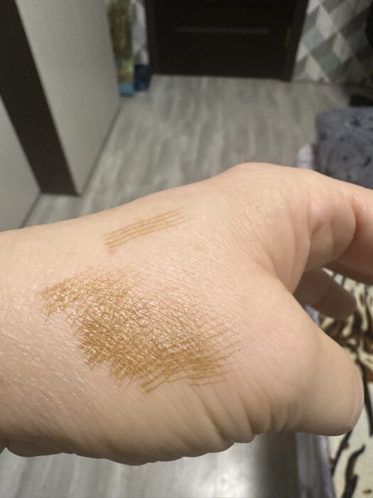 Фотография покупателя товара Водостойкий карандаш для бровей оттенок 02, светло коричневый, 2 г