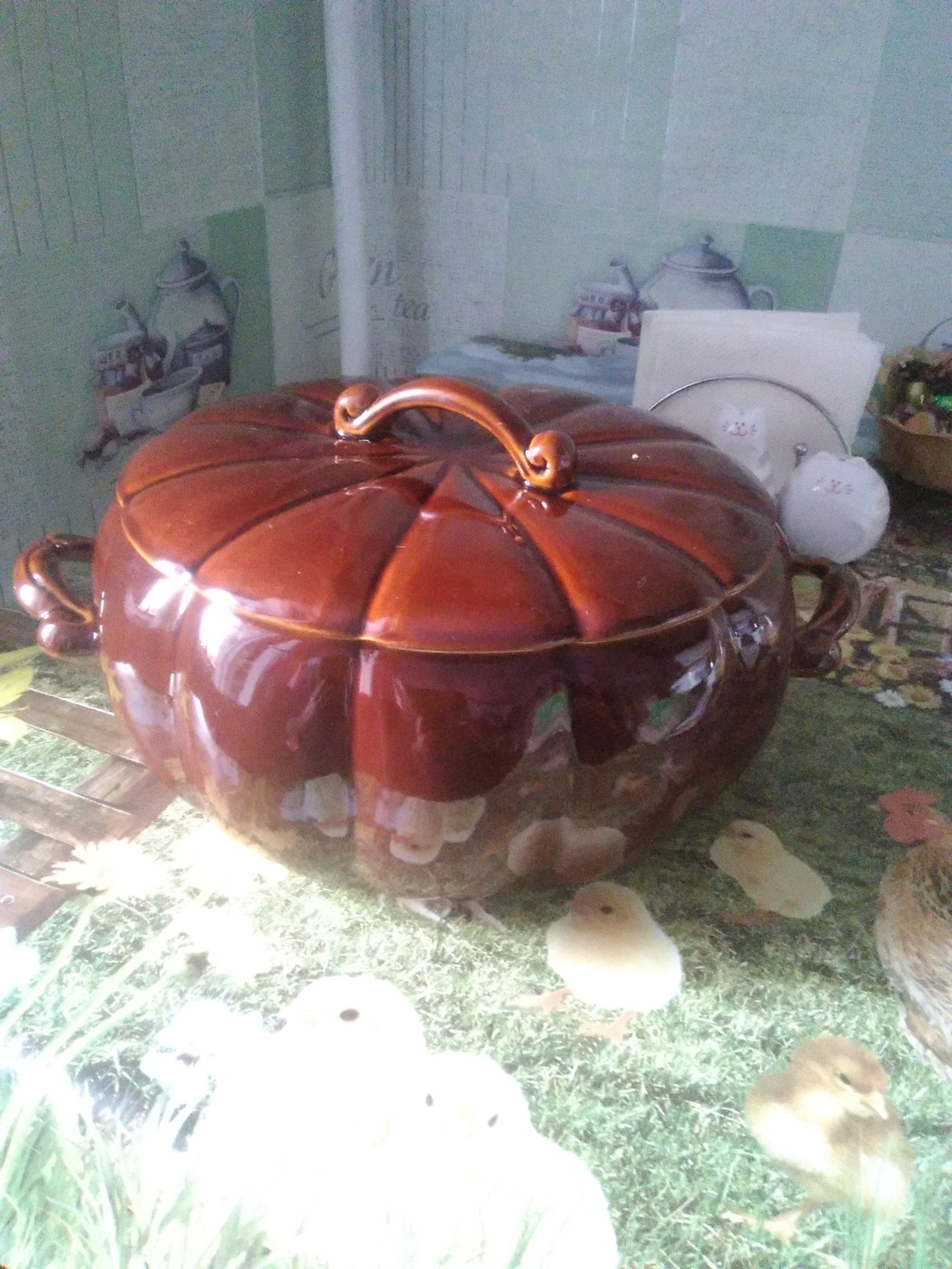 Фотография покупателя товара Жаровня с крышкой "Смак", керамика, 4 л