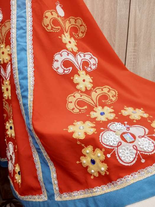 Фотография покупателя товара Лента фигурная «Крупный цветок», 40 мм, 9±0.5 м, белая - Фото 1