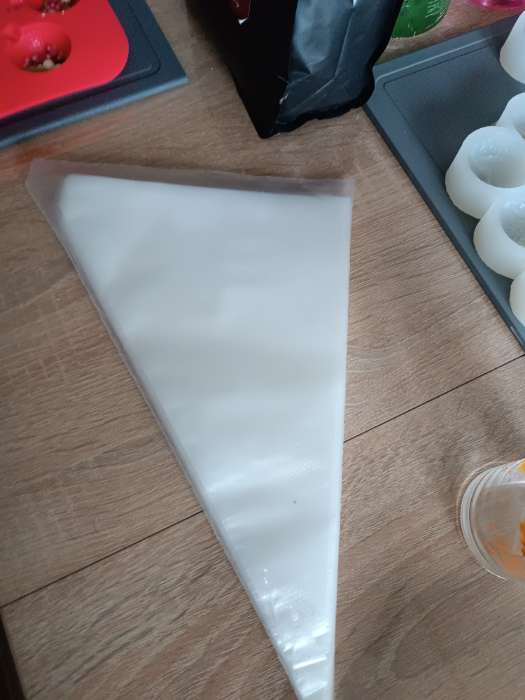 Фотография покупателя товара Кондитерский мешок одноразовый, 100 шт., 27×17 см, размер S, прозрачный - Фото 2