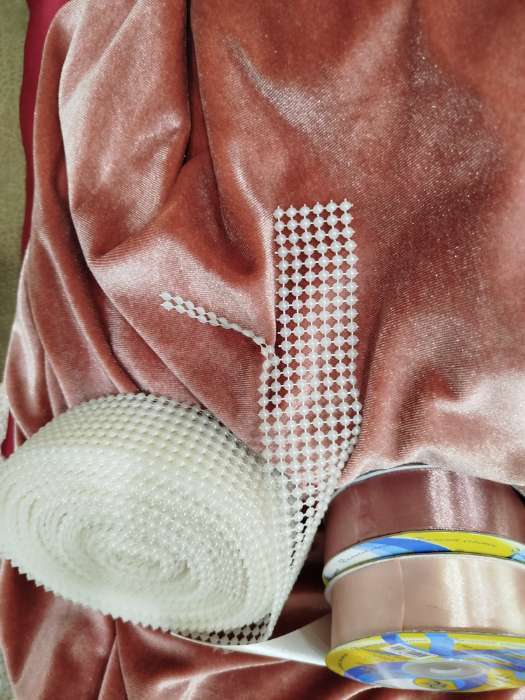 Фотография покупателя товара Лента с имитацией жемчуга, 4 см, 9±1 м, белая - Фото 9