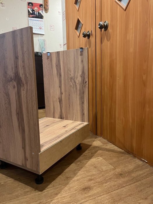 Фотография покупателя товара Шкаф напольный «Ника», 800×477×816 мм, цвет бежевый софт МДФ/дуб вотан - Фото 8