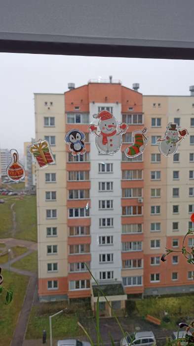 Фотография покупателя товара Светодиодная наклейка на окна «Зимняя сказка», 0.5 м, 6 LED, от батареек CR2032×2, свечение тёплое белое - Фото 1