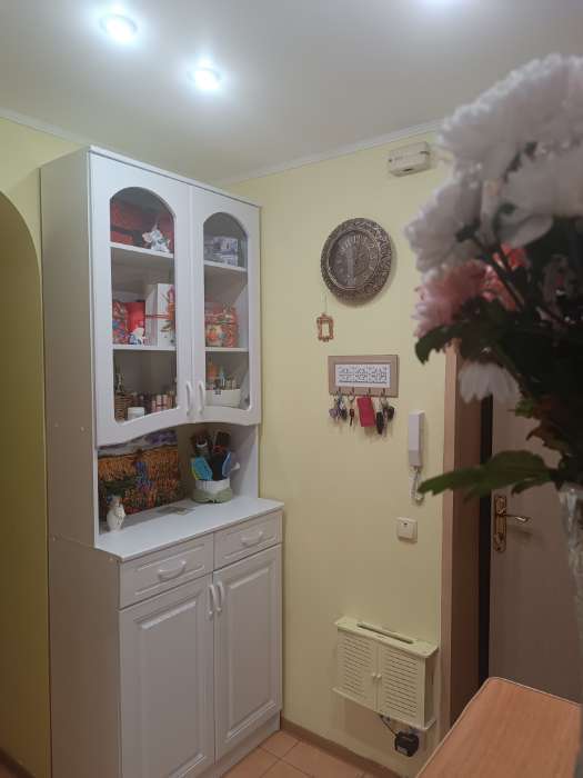 Фотография покупателя товара Буфет двухстворчатый «Констанция», с карнизом, 800×430×2250 мм, белый, белый матовый - Фото 1