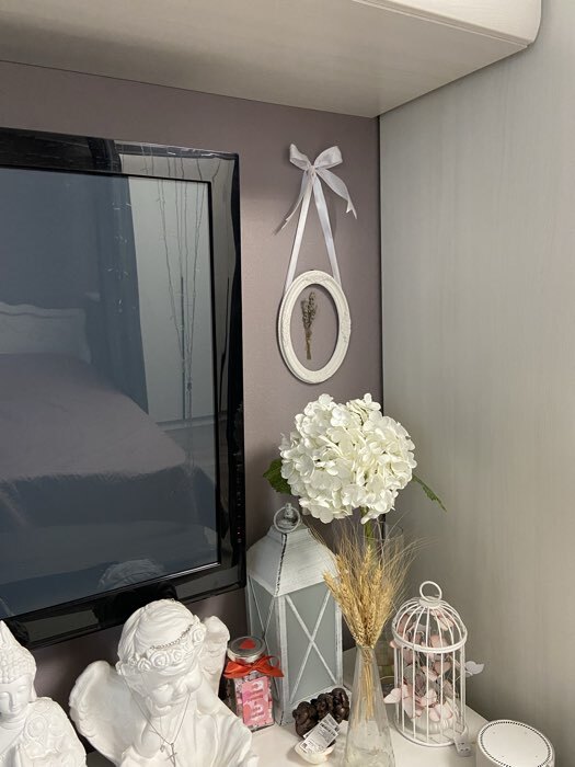 Фотография покупателя товара Рамка для фото, панно, картин «Милена», белая - Фото 2