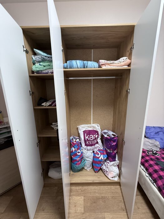 Фотография покупателя товара Шкаф трёхстворчатый распашной «Клик Мебель», 1210×500×2100 мм, цвет дуб вотан/белый