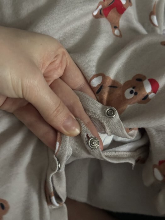 Фотография покупателя товара Комбинезон детский с шапочкой «Крошка Я. Новогодние медвежата», рост 68-74 см - Фото 1