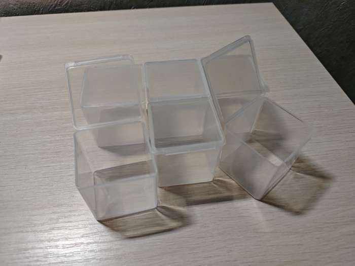 Фотография покупателя товара Бокс для хранения мелочей, 5.5×5.5×6 см, прозрачный - Фото 2