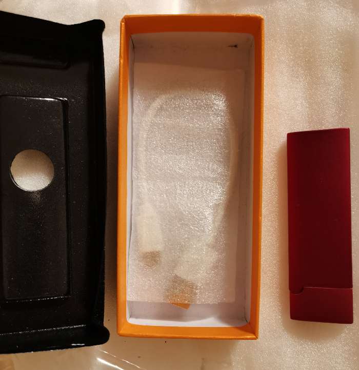 Фотография покупателя товара Зажигалка электронная, USB, спираль, 2.5 х 8 см, красная - Фото 5