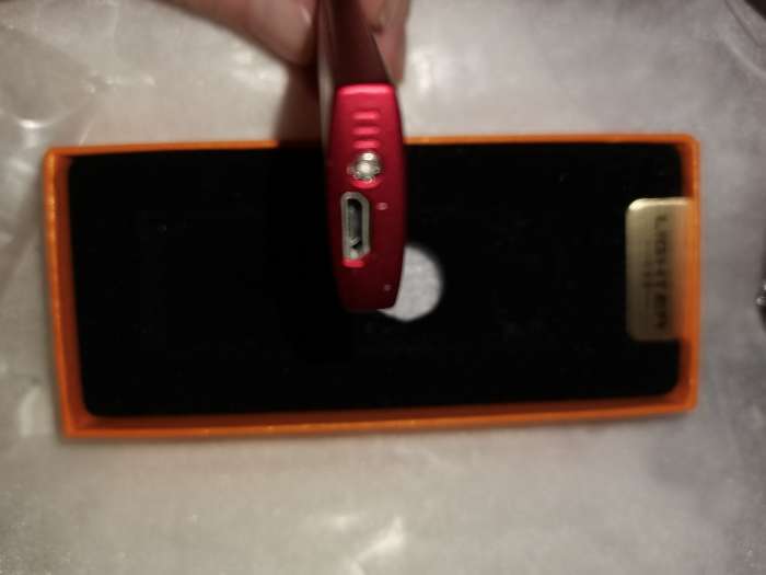 Фотография покупателя товара Зажигалка электронная, USB, спираль, 2.5 х 8 см, красная - Фото 8