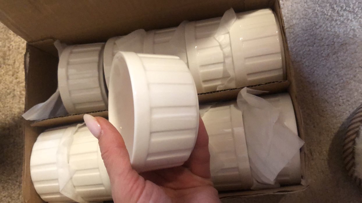 Фотография покупателя товара Рамекин из жаропрочной керамики Доляна «Каспар», 200 мл, d=9 см, цвет белый - Фото 3