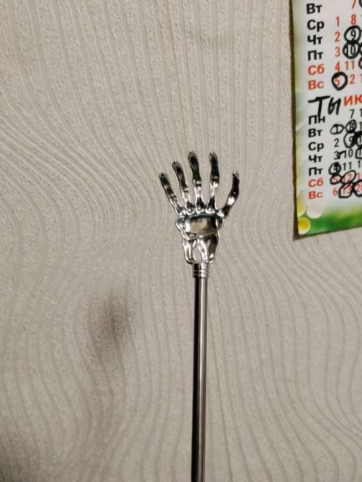 Фотография покупателя товара Чесалка - указка, телескопическая, 21-58 см, МИКС - Фото 4