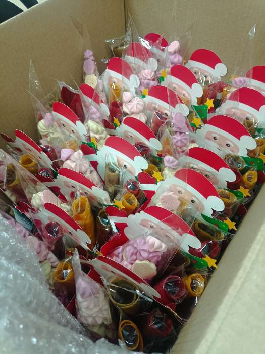 Фотография покупателя товара Снек-бокс для попкорна и снеков «С Новым годом!», дед мороз - Фото 1