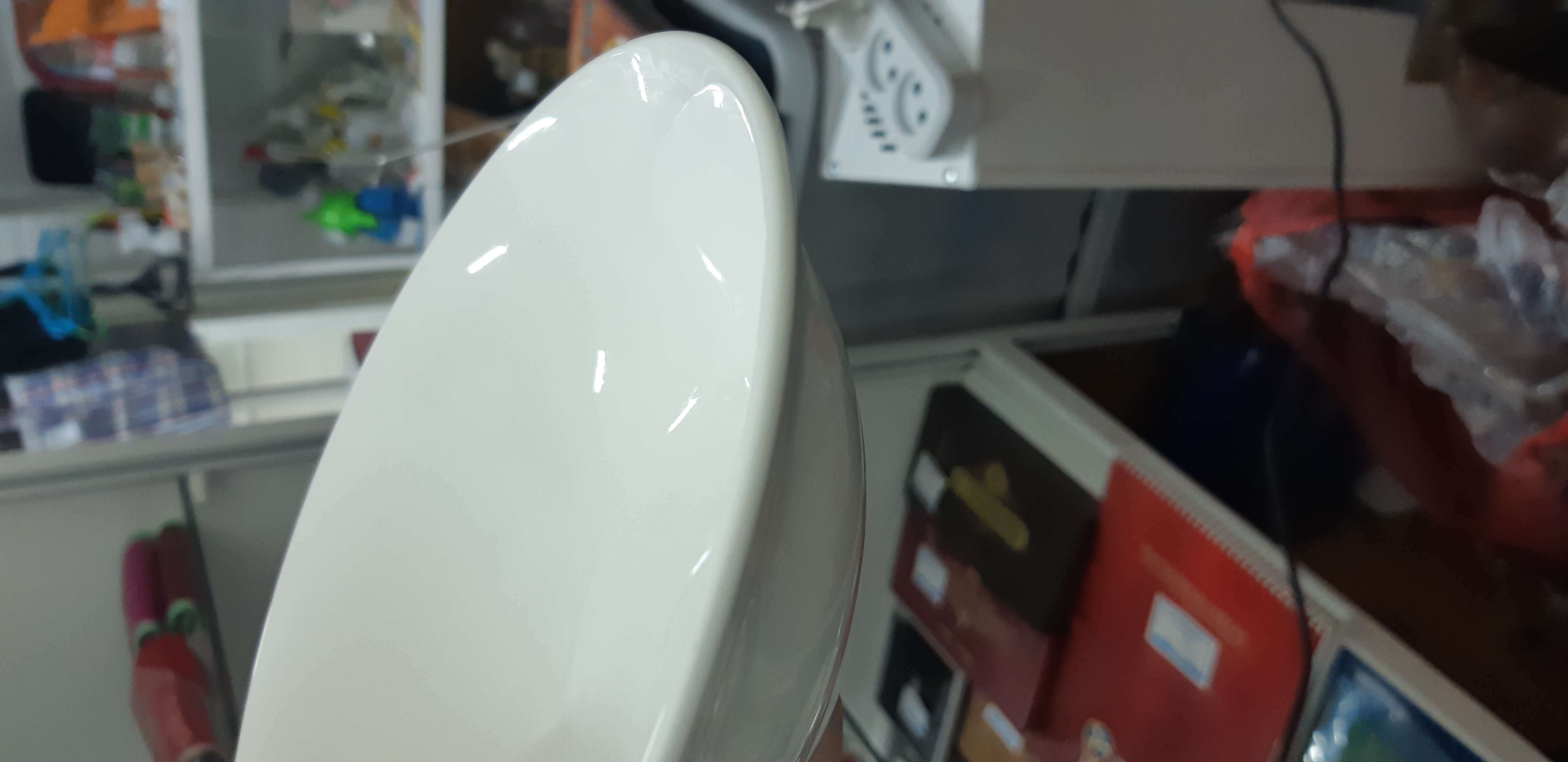 Фотография покупателя товара Тарелка фарфоровая глубокая Доляна White Label, 1500 мл, d=22,5 см, цвет белый - Фото 4