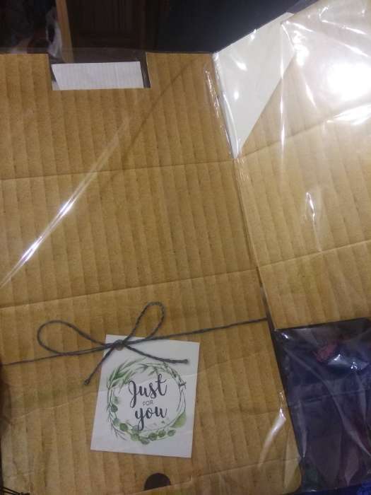 Фотография покупателя товара Коробка‒пенал, упаковка подарочная, «Just for you», 26 х 19 х 10 см - Фото 5