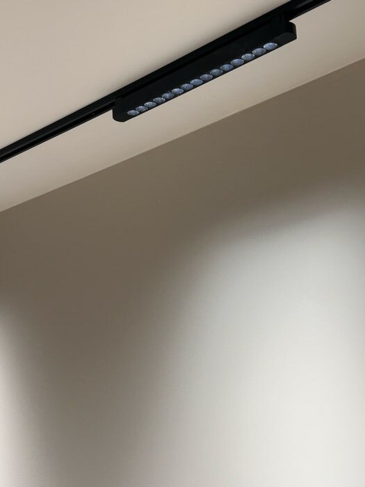 Фотография покупателя товара Шинопровод трековый 2TRA, 2 м, TR-04, усиленный, накладной, чёрный - Фото 2