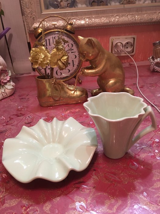 Фотография покупателя товара Чайная пара "Лотос голубой", декор, 2 предмета, блюдце, кружка 0.2 л - Фото 9