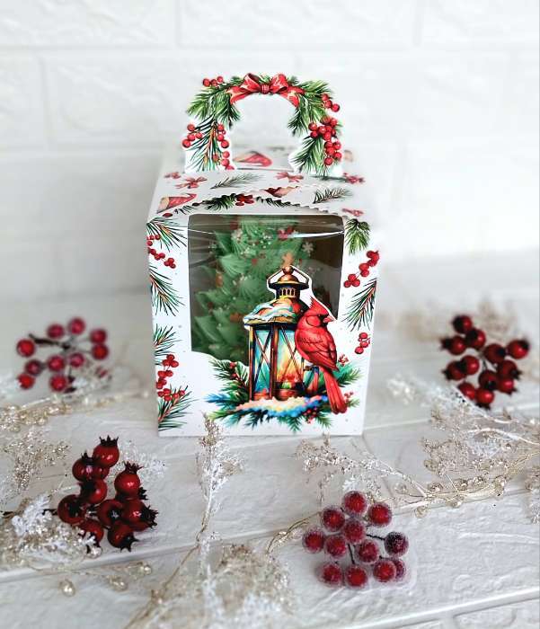 Фотография покупателя товара Коробка подарочная новогодняя складная «Сказочный Дед Мороз» 14×16×14 см - Фото 4