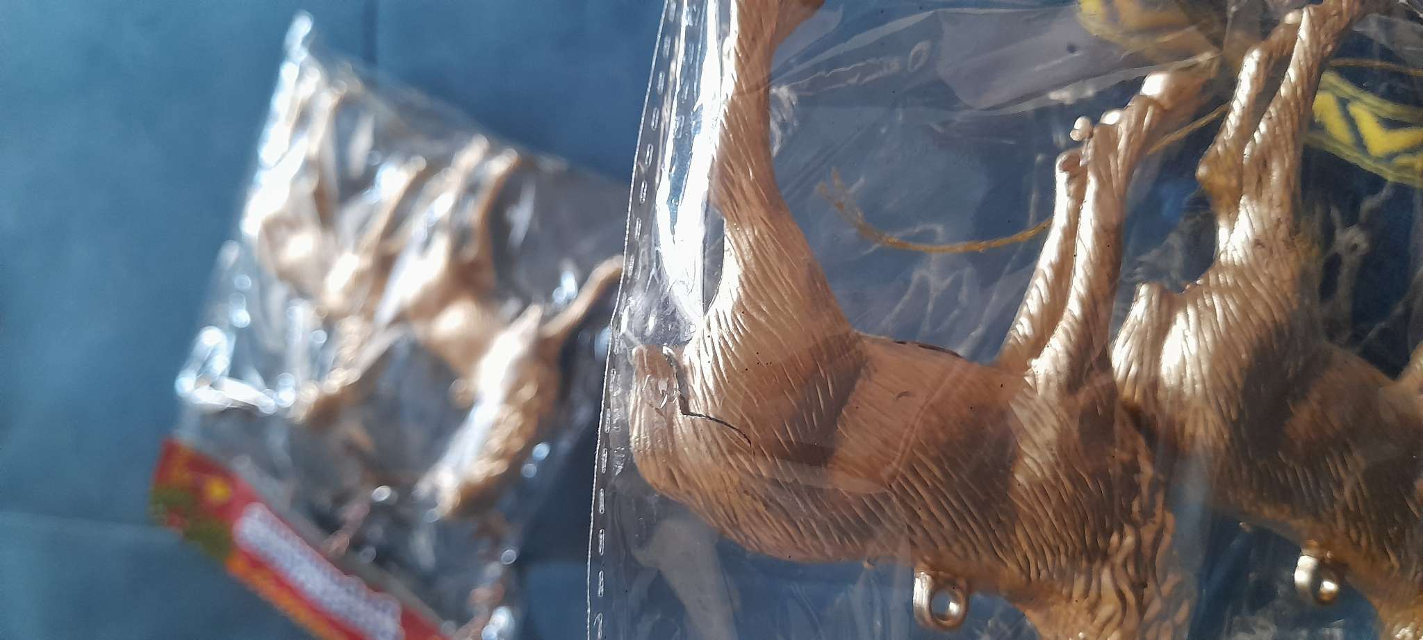 Фотография покупателя товара Ёлочные игрушки 2 шт. «Зимнее волшебство. Благородный олень» пластик, 8×15 см, золото - Фото 86